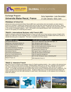 blaise pascal exchange brochure. pdf