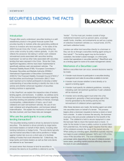Securities Lending