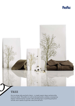 Our tree design takes you back to basics &ndash; to simple organic shapes