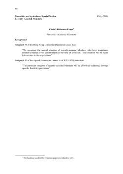 Introduction - World Trade Organization