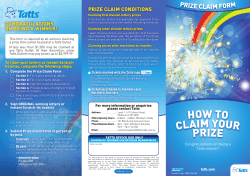 how to claim your prize