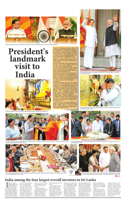 India among the four largest overall investors in Sri Lanka
