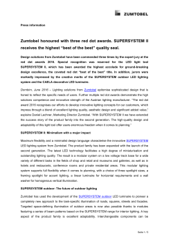 SCONFINE Sfera LED f&uuml;r eine effektvolle Lichtwirkung