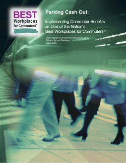 Parking Cash Out - Best Workplaces for Commuters