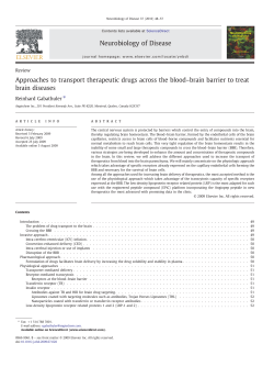 Approaches to transport therapeutic drugs
