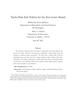 Taylor-Rule Exit Policies for the Zero Lower Bound