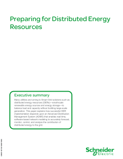Preparing for Distributed Energy Resources