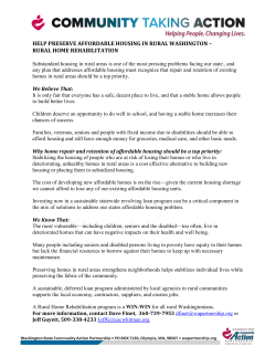 2017 RHR - Washington State Community Action Partnership