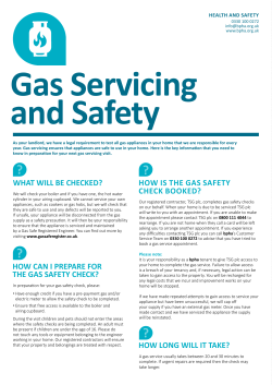 Gas Safety Factsheet
