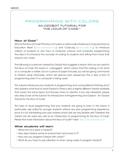 PROGRAMMING WITH COLORS