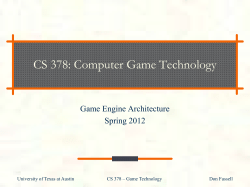 GameObject - UT Computer Science