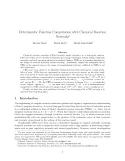 Deterministic Function Computation with Chemical Reaction Networks