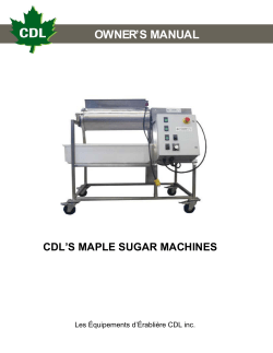 Maple Sugar Machine