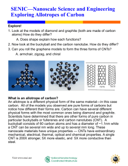 SENIC—Nanoscale Science and Engineering Exploring