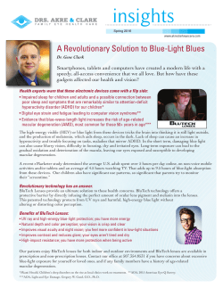 A Revolutionary Solution to Blue-Light Blues