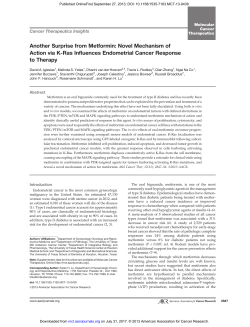 Another Surprise from Metformin: Novel Mechanism of Action via K