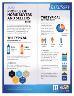 profile of home buyers and sellers