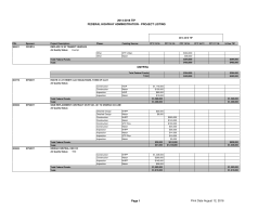 2014-2018 TIP FEDERAL HIGHWAY ADMINISTRATION
