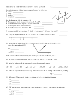 Suppose J is between H and K