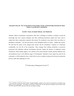 Emergent Lifecycle: The Tension Between Knowledge Change And