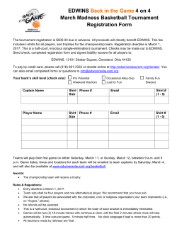 Get the registration form to print and fill out here.