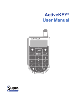 ActiveKEY&reg; User Manual