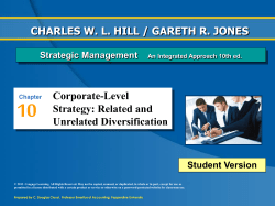 Corporate-Level Strategy: Related and Unrelated