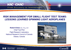 Template PPT - Flight Test Safety Committee
