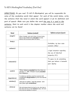Definition and part of speech