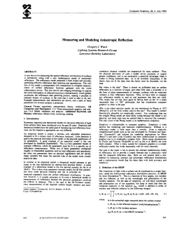 Measuring and Modeling Anisotropic Reflection