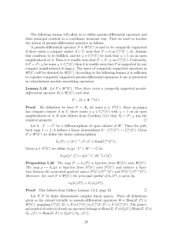 The following lemma will allow us to define pseudo