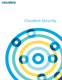 Cloudera Security