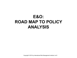 Agency Defenses &ndash; Documentation Chapter 4