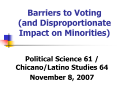 Minority Candidates and White Voters