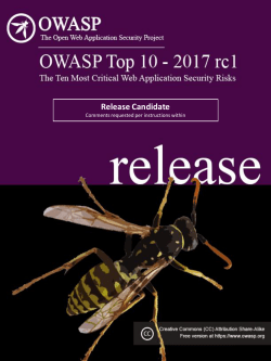 OWASP Top 10 - 2017