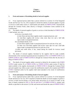 Return Rules - Service Tax