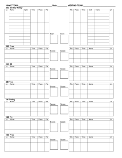 HOME TEAM: Date:______ VISITING TEAM: