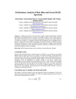 Performance-Analysis-of-Red-Blue-and-Green-OLED