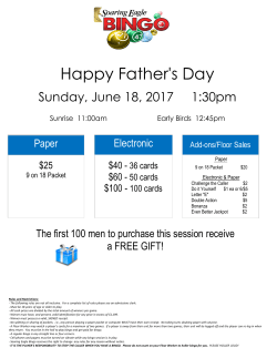 Happy Father`s Day - Soaring Eagle Casino and Resort