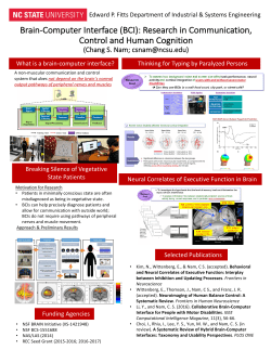 CS Nam Research Overview - Edward P. Fitts Department of