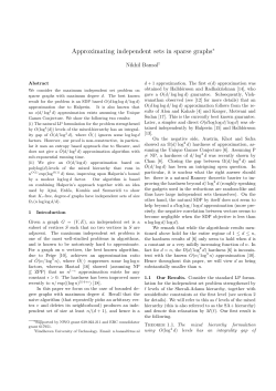 Approximating independent sets in sparse graphs
