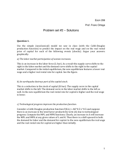 Problem set #2 &ndash; Solutions