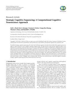 A Computational Cognitive Neuroscience Approach