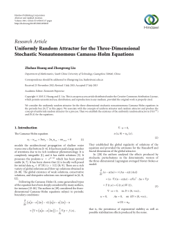 Uniformly Random Attractor for the Three
