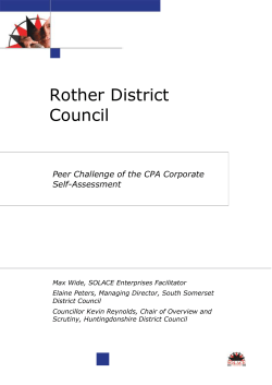 Southend-on-Sea Proposal - Rother District Council