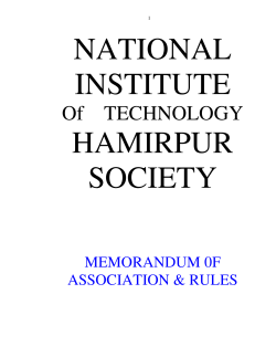 national institute hamirpur society - National Institute of Technology