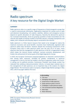 Radio spectrum - European Parliament