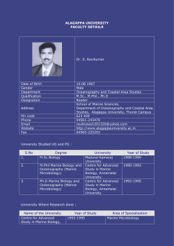 Dr. S.Ravikumar Lecturer