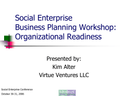 HUD Social Enterprise Pilot