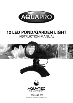 12 led pond/garden light